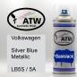 Preview: Volkswagen, Silver Blue Metallic, LB5S / 5A: 400ml Sprühdose, von ATW Autoteile West.